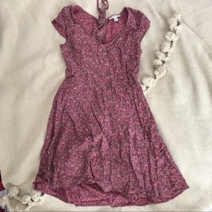 Floral key hole dress from American Eagle! AEO
